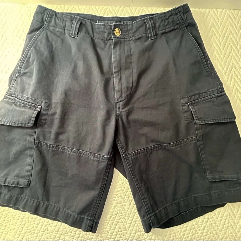 Polo, Ralph, Lauren, relax, fit ripstop, cargo shorts, navy blue‎
